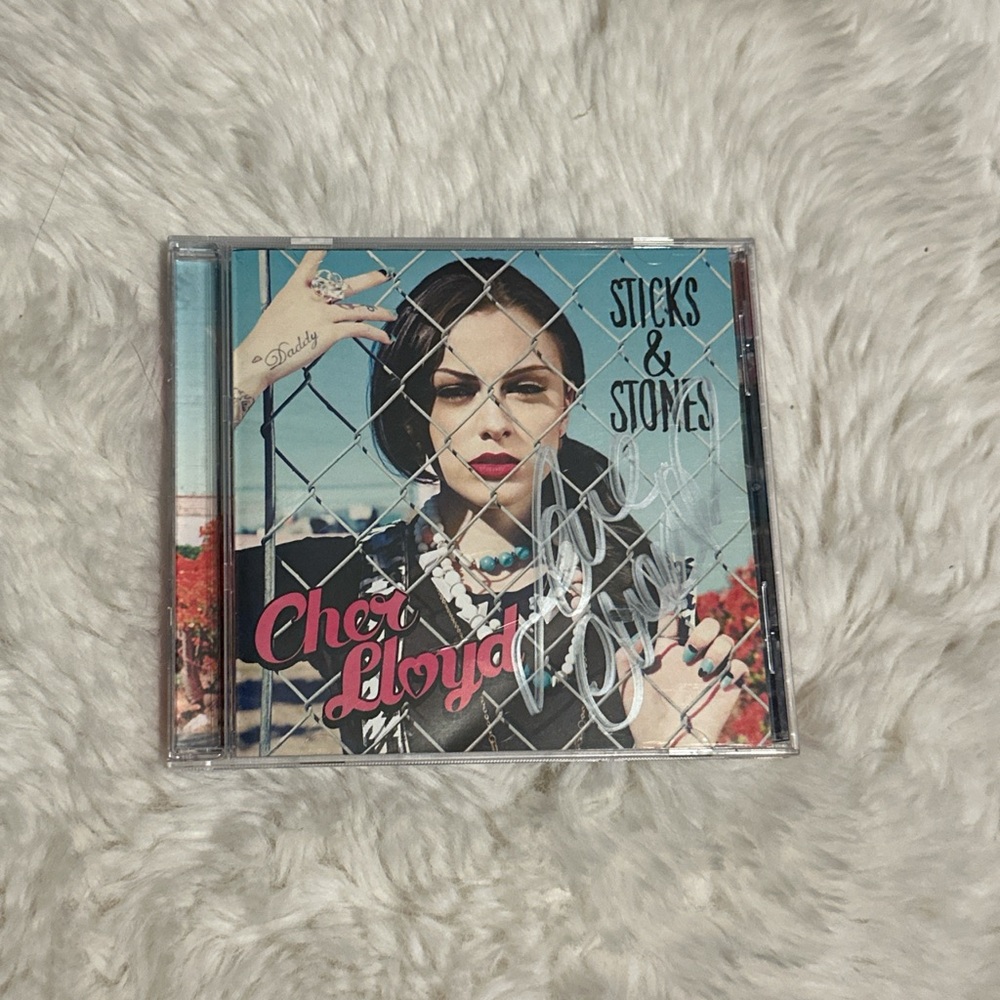 Signed Cher Lloyd Sticks & Stones CD